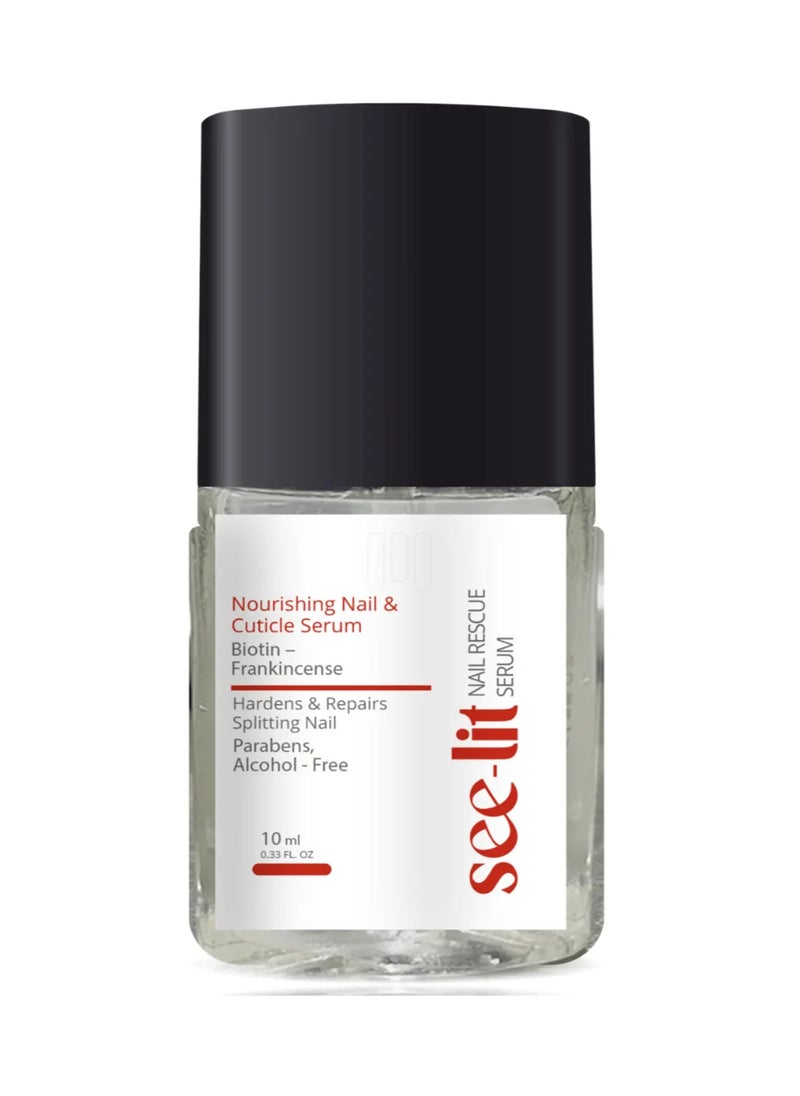 MEDINZA See lit Nail Rescue Serum Nourishing Nail & Cuticle Serum Biotin - Frankincense 10ml  - Image 2