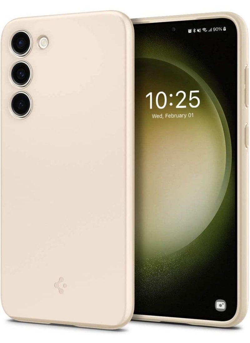 Spigen Thin Fit for Samsung Galaxy S23 Case Cover - Pearled Ivory  - Image 1