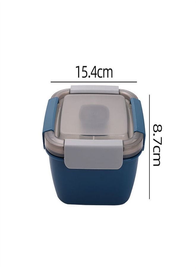 Loquat Double Plastic Small Compartment Lunch Box 