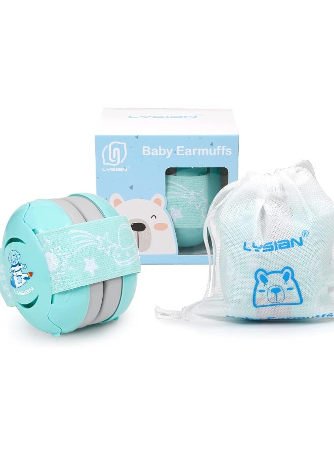 LYSIAN Aqua Baby Ear Muffs Noise Cancelling Headphone for Infants - Image 2