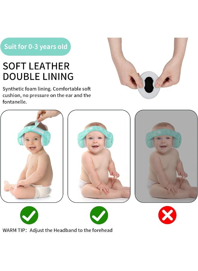 LYSIAN Aqua Baby Ear Muffs Noise Cancelling Headphone for Infants - Image 4