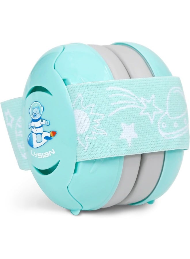 LYSIAN Aqua Baby Ear Muffs Noise Cancelling Headphone for Infants - Image 1