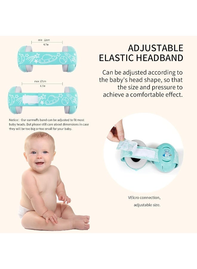 LYSIAN Aqua Baby Ear Muffs Noise Cancelling Headphone for Infants - Image 5