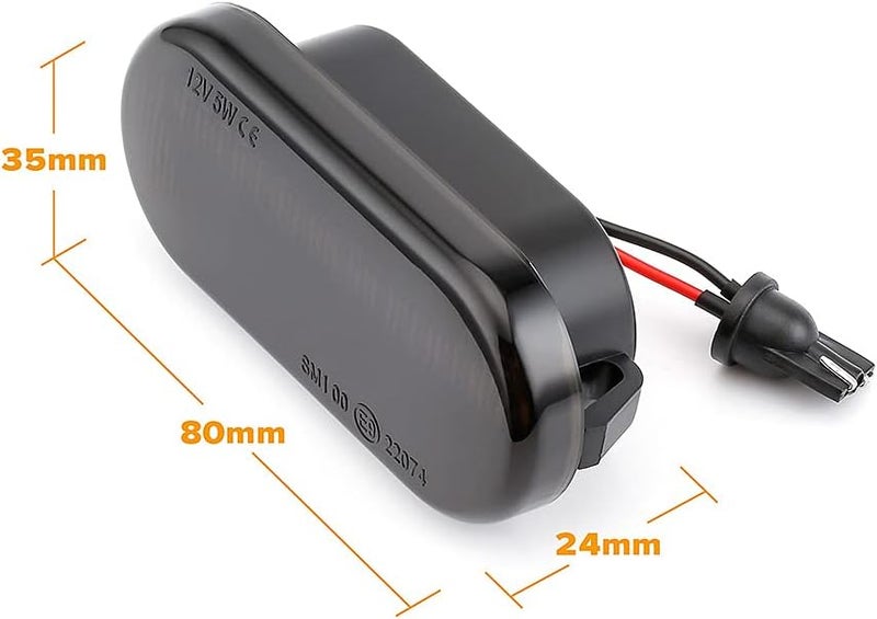 QASULER Dynamic Side Marker Turn Signal Lights - Image 5