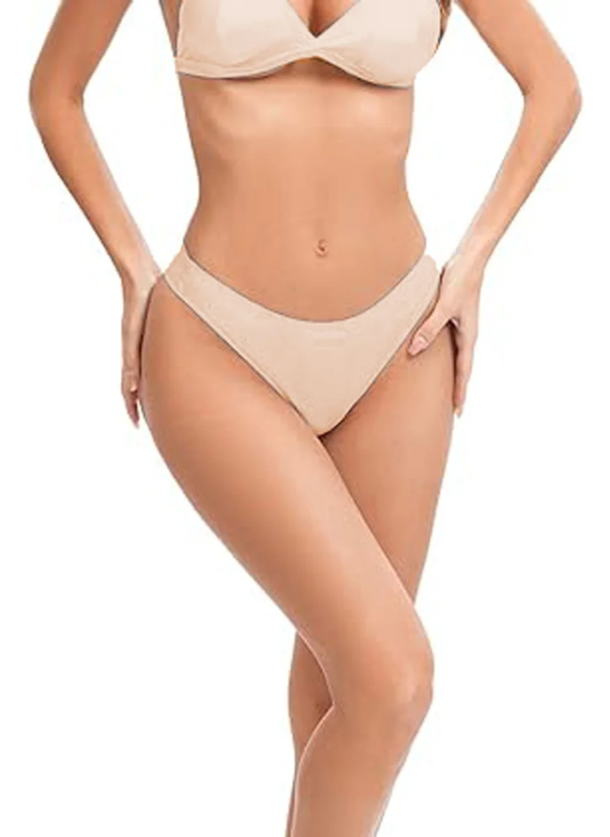 Hepsine Rakip Rivaling All 5 Piece Women's Thong Does Not Leave Marks Laser Cut String Net Seamless
