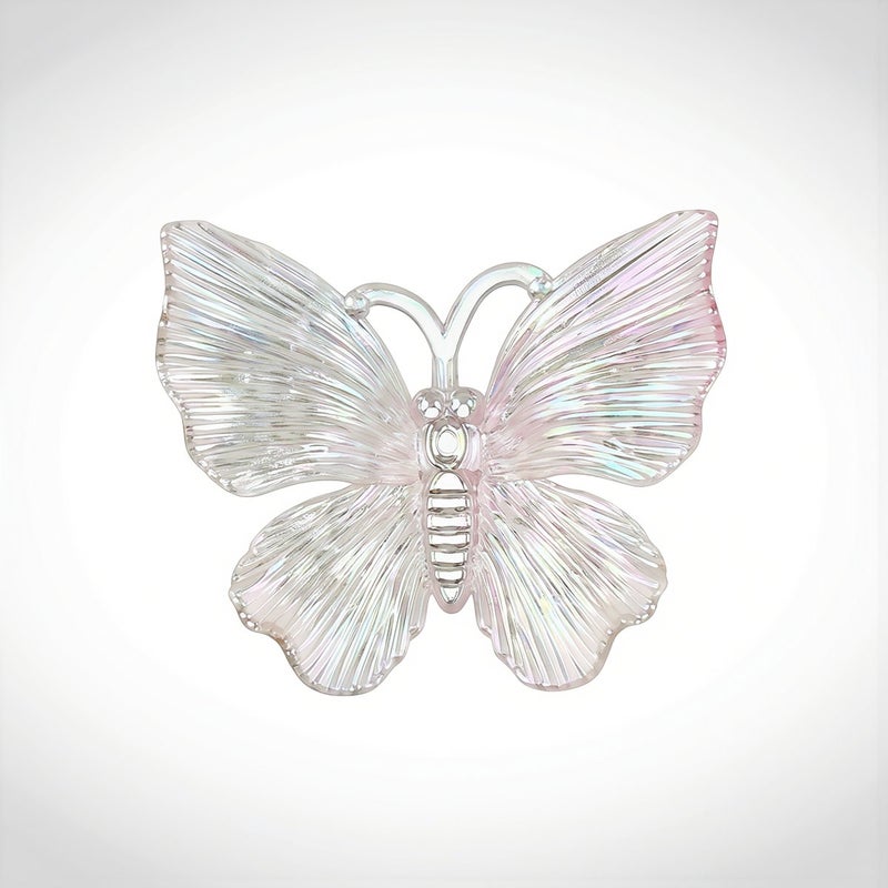 Iridescent Butterfly Resin Charms DIY Phone Case Bag Jewelry Decors 6 Color Set - Image 5