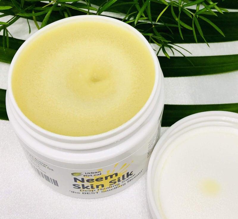Urban ReLeaf Neem Skin Silk! Healing Salve. Repairs Dry Skin! Vegan. Ayurveda rejuvenate. Feed your skin... rub it in! Shea Butter & Neem Oil. Gently soothe damaged, injured, dry skin. - Image 2