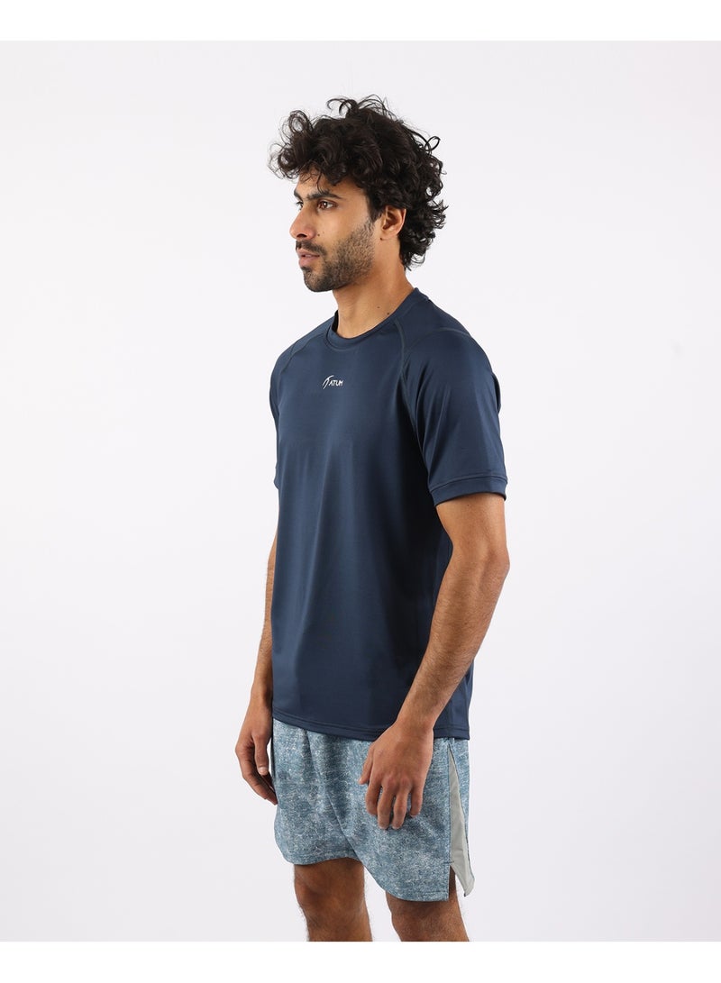 أتوم Energy Flow Men's Navy T-Shirt - Image 5