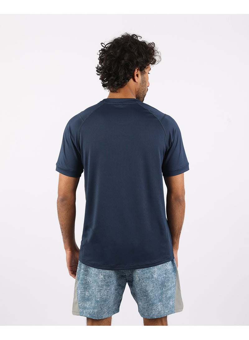 أتوم Energy Flow Men's Navy T-Shirt - Image 2