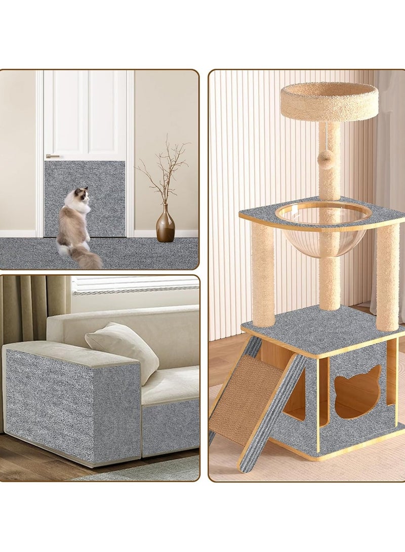 Neox Cat Scratching Climbing Carpet Mat,100*60cm Cat Scratcher Adhesive Trimmable Cat Post Covered Pad Replacement for DIY Cat Tree Shelf Couch Corner Wall Cat Scratcher Furniture Protector cat accessories - Image 3