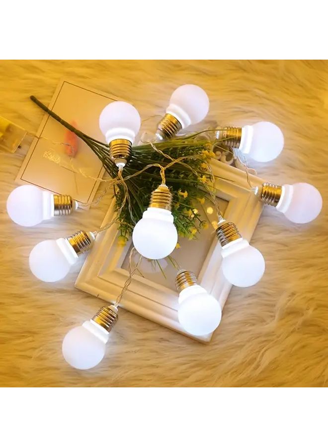 1 Pcs 10 Leds Thread Bulb Design String Light Colorful 59 06inch - Image 4