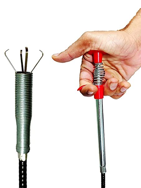 REPLEX Flexible Grabber Pick-up Tool Strong Drain Hair Remover for Sink Snake Hair Catcher Shower Sink Cleaning Tool 4 Claws Drain Hose Cleaner Sticks Spring Pipe Dredging Tools - Image 5