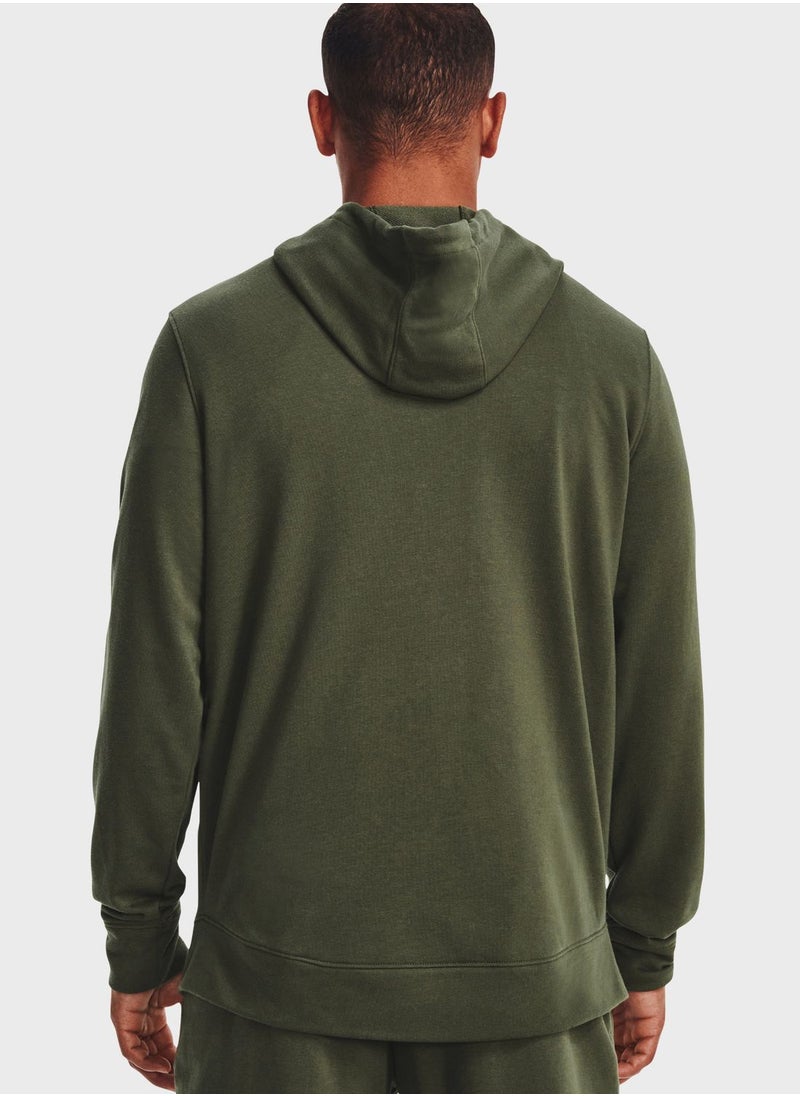 UNDER ARMOUR - Rival Terry Logo Full Zip Hoodie - Image 1