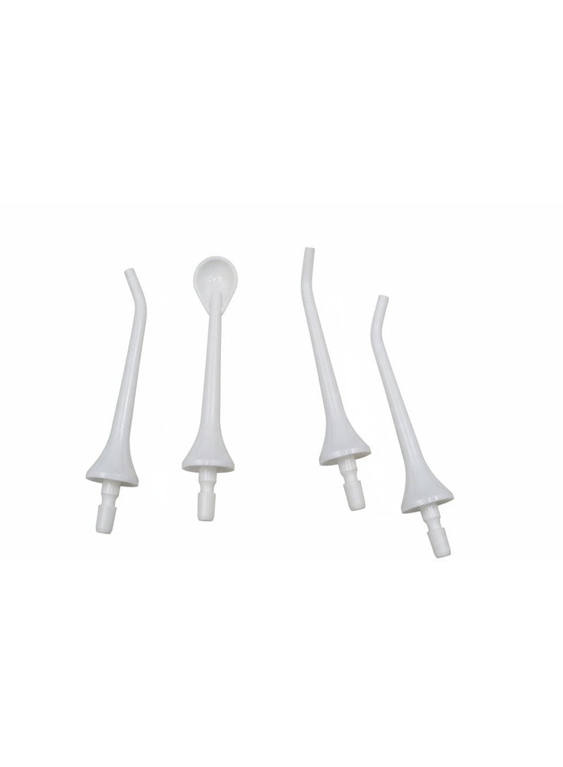 REBENUO Water Flosser For Teeth Cordless 320Ml Portable Oral Irrigator Flosser 4 Cleaning Modes And 3 Jet Tips, Ipx7 Waterproof - white - Image 5