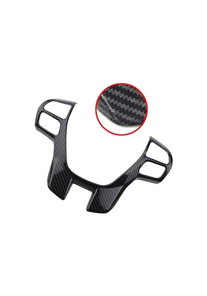 QASULER Carbon Fiber Steering Wheel Cover Trim - Image 2