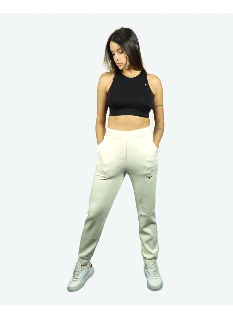 Thugfit  THUGFIT 2 IN 1 COMBO SET VelocityVibe Ladies Jogger/Pants - Beige AND KittyHawk Ladies T-Shirt - Blue Gray for Women | Best Price UAE