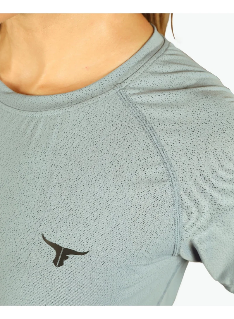 Thugfit  THUGFIT 2 IN 1 COMBO SET VelocityVibe Ladies Jogger/Pants - Beige AND KittyHawk Ladies T-Shirt - Blue Gray for Women | Best Price UAE