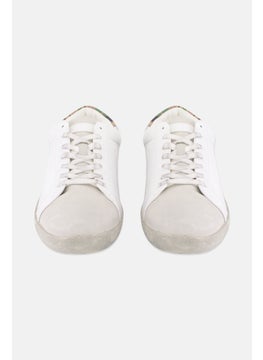INC Men Medium Lace Up Shoes, White Combo  - Image 4