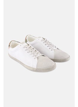 INC Men Medium Lace Up Shoes, White Combo  - Image 1