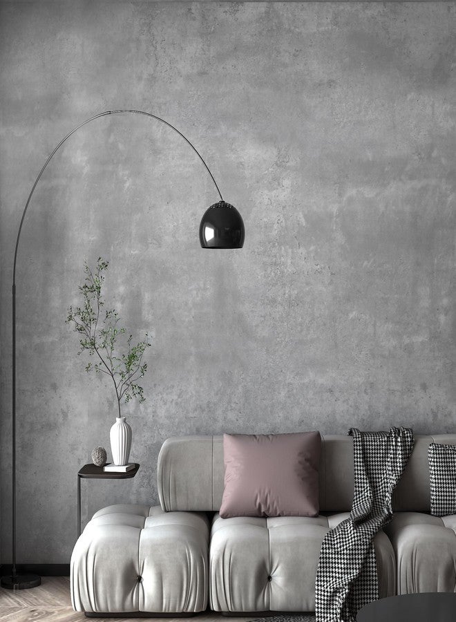 TOTIO Wide Grey Concrete Wallpaper Peel Stick 24x708inch Matte Thicken Waterproof Adhesive Gray Cement Textured Contact Paper Vinyl Wall Paper Rolls for Stores Rental Houses Modern Industrial Style - Image 1
