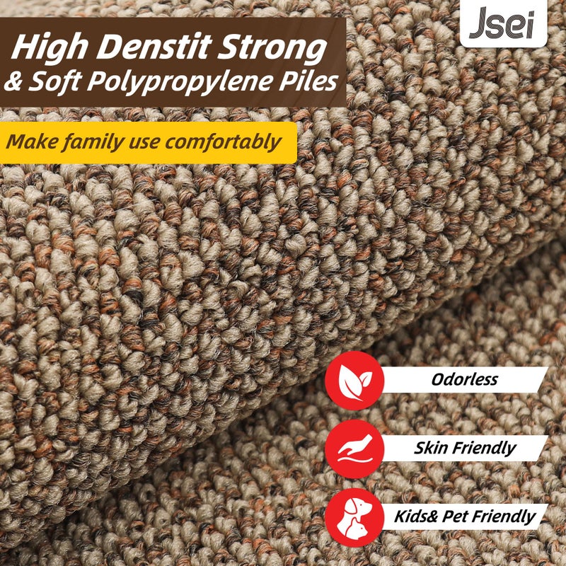 JSEI Kitchen Rugs and Mats, 2PCS Non-Slip Kitchen Mats for Floor, Machine Washable Absorbent and Stain Resistant Kitchen Runner, Carpet Mats with TPR Backing for, 24''x36''+24''x60'', Taupe - Image 5