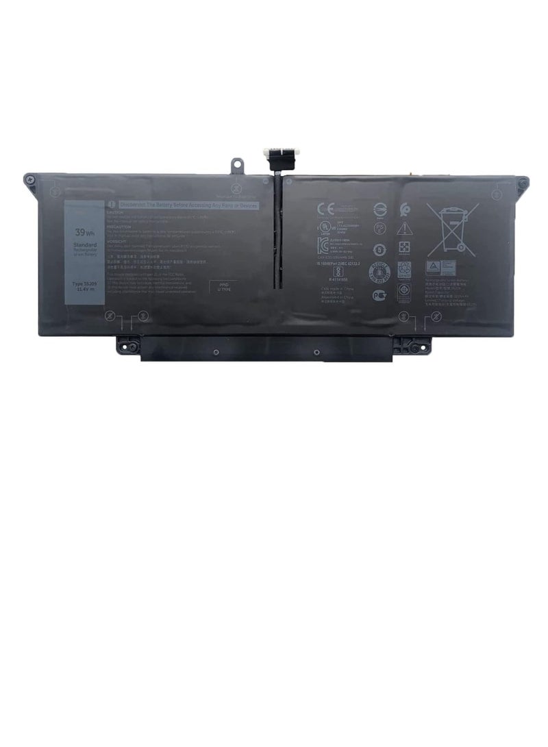 زيكسين 35J09 JHT2H Y7HR3 4V5X2 HRGYV WY9MP XMV7T 009YYF بطارية بديلة للكمبيوتر المحمول متوافقة مع سلسلة Dell Latitude 7310 7410 (11.4 فولت 39 وات في الساعة 3255 مللي أمبير في الساعة) - Image 1