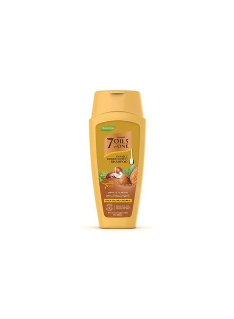 شامبو 7 زيوت في شامبو مرطب مزدوج ميركل اللوز 400 مل