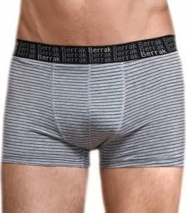 Berrak 4475 Men's Lycra Cotton Boxer Gray Melange