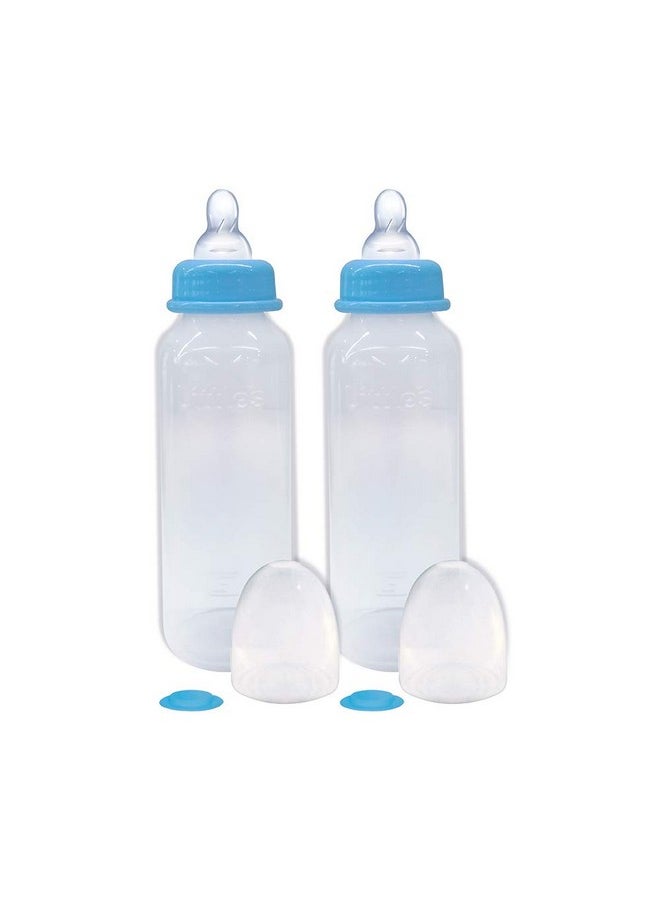 Little's - Classic Maxi Feeding Bottle Blue (Pack Of 2) - Image 1