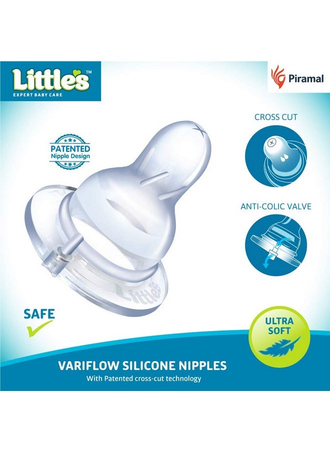 Little's - Classic Maxi Feeding Bottle Blue (Pack Of 2) - Image 1