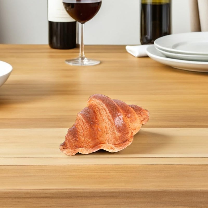 Realistic Artificial Croissant Food Models 2Pcs For Bakery Display Photography Props - Image 5