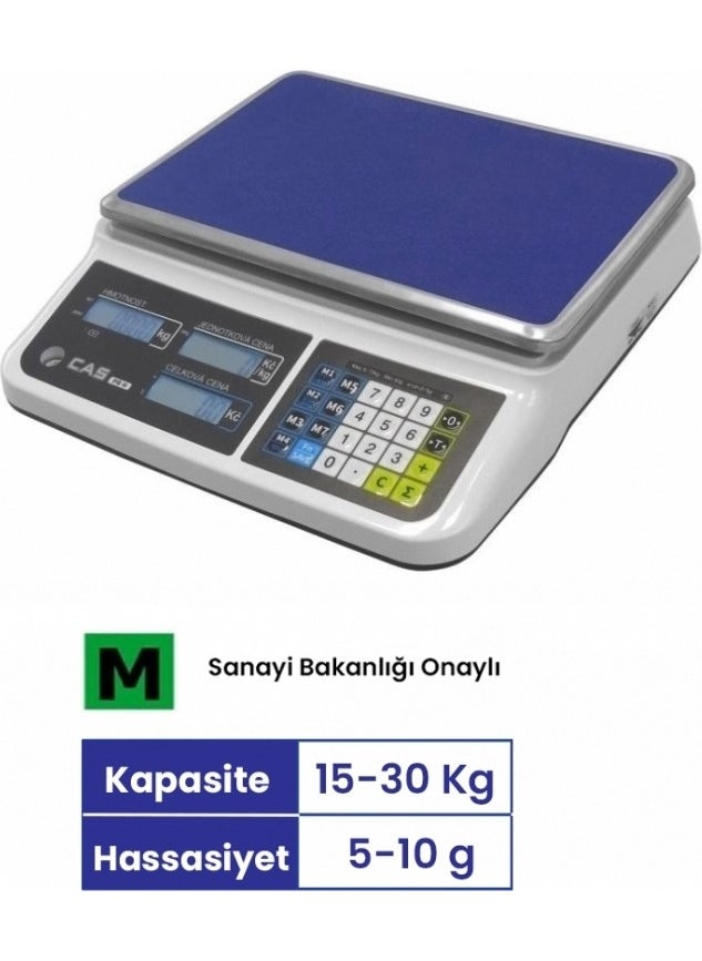 CAS Pr II Plus 30 Kg. F.computational Libra  - Image 1