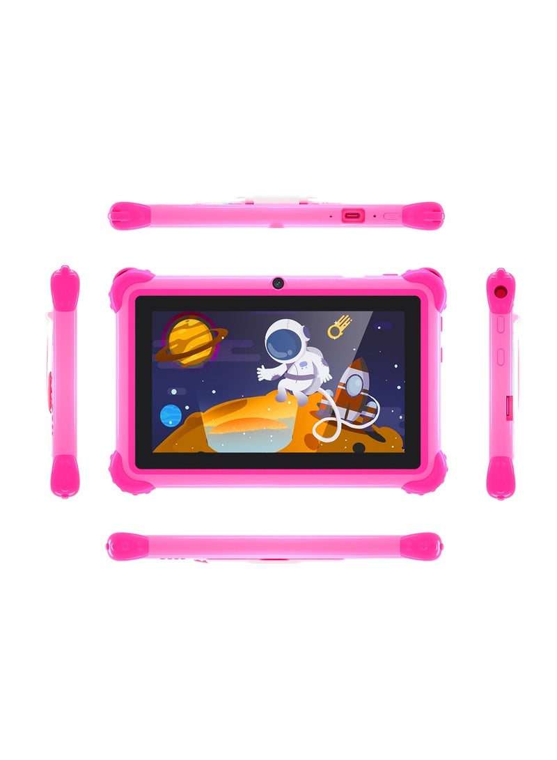 C idea WiFi Kids Smart Tablet Shockproof Edges With Built-in Stand 7-inch Display Android Bluetooth Educational Kids Learning Games For Children Surprise Gifts - Image 2