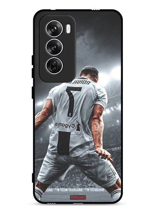 Tolwak Oppo Reno12 5G Protective Case Cover Cristiano Ronaldo Celebration - Image 1