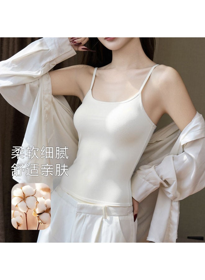 Top melon Women'S Summer & Spring Beautiful Back Tank Top With Built-In Padded Push-Up, No Gap Cups - Image 5