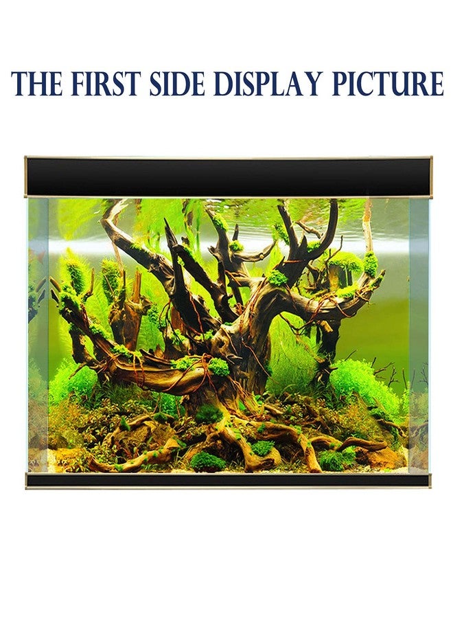 ELEBOX New 20" x 48" Fish Tank Background Paper Wallpaper 2 Sided Colorful Seaweed Water Plants Aquarium Poster Decorations - Image 4