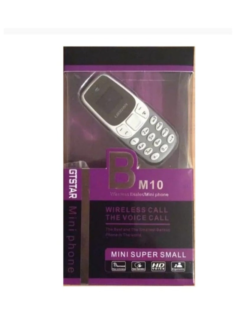 L8STAR - Smallest Mobile Phone BM10 Tiny Mini Mobile with Voice Changer Hands Free Bluetooth Dialer Phone for Students Support Dual SIM Card (Orange) - Image 1