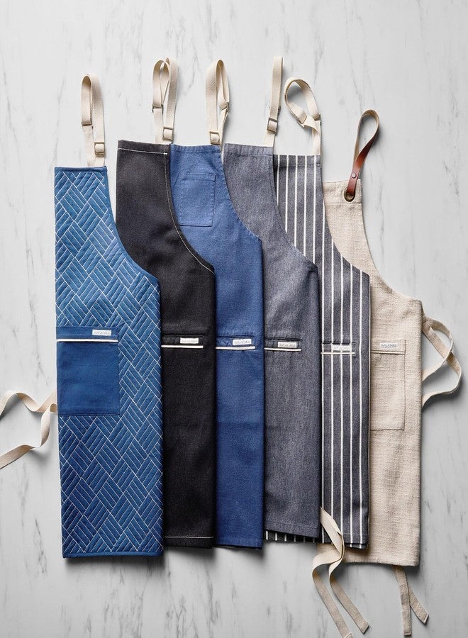 Sur La Table The Saucier Chef Signature Apron, Professional Full-Coverage Canvas Apron with Adjustable Neck and Waist Ties - Image 3