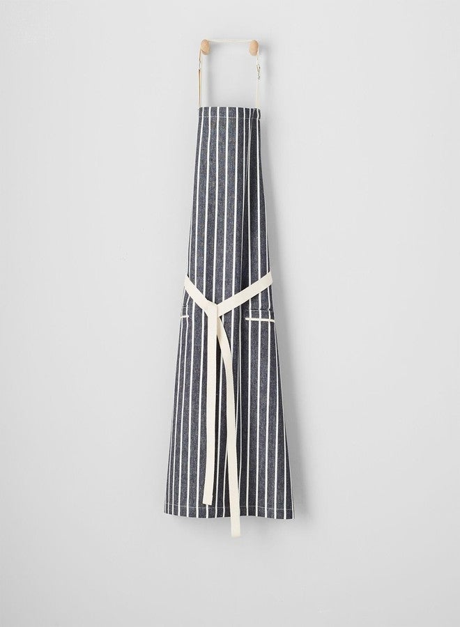 Sur La Table The Saucier Chef Signature Apron, Professional Full-Coverage Canvas Apron with Adjustable Neck and Waist Ties - Image 1