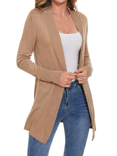 ROW 8 ROW Cardigan for Women Dressy Casual Long Sleeve Open Front Knit Cardigan Sweaters - Image 4
