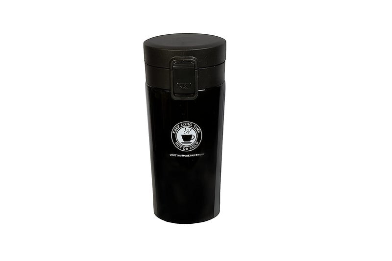 JAHAAN Vacuum Stainless Steel Cup 500ML Double Wall LeakProof Travel Cup Insulated Coffee Tumbler with SplashProof Sliding LidBlack  - Image 5