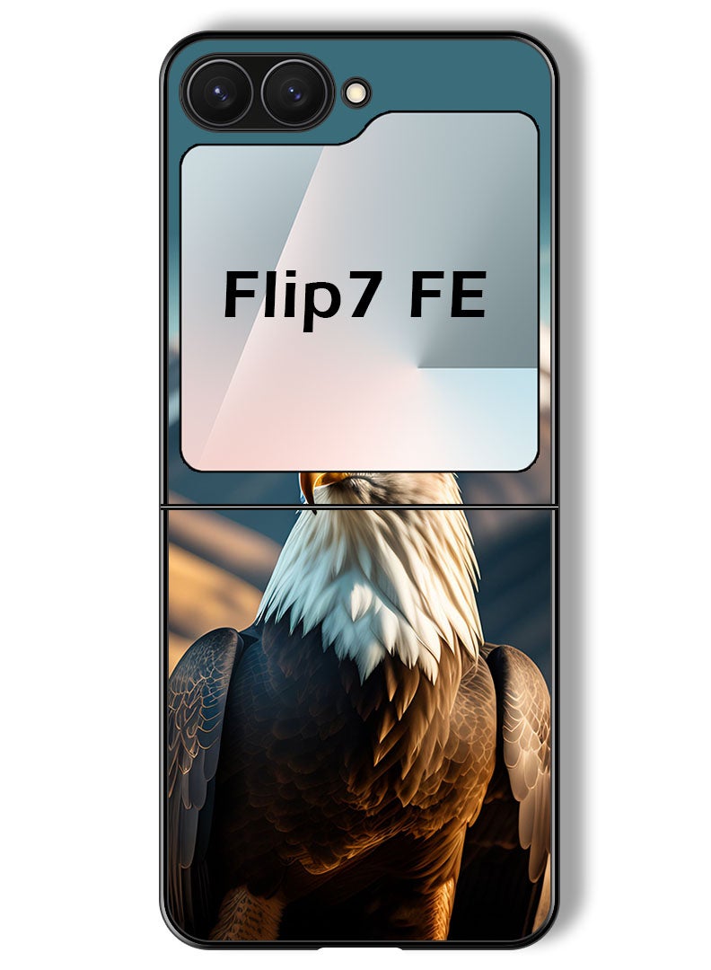 Theodor Case Compatible with Samsung Galaxy Z Flip 7 FE 6.7 Inch Protection Shockproof Bumper Cover Eagle 1 - Image 1