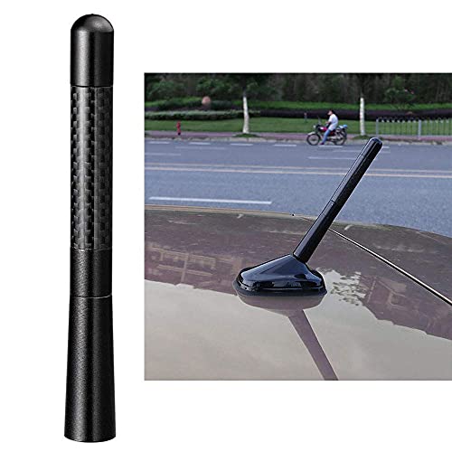 Bingfu Car Radio Stereo Antenna Mast Carbon Fiber Truck Universal Antenna Replacement - Image 2