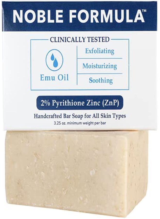 Noble Formula 2% Pyrithione Zinc (Znp) Original Emu Bar Soap, 3.25 Oz - Image 1
