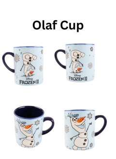 Disney Disney Frozen Original Coffee Mugs | Hot Beverage Mugs Featuring Olaf the Snowman | Tea and Juice Cups | Coffee Mug for Kids and Adults | Disney Princess Cup | Disney Coffee Mug | Ceramic Tea Cups | Colorful Coffee Mugs Inspired by the Frozen World  - Image 2