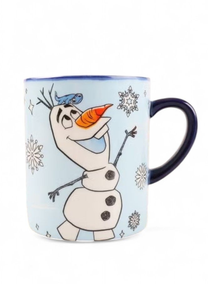 Disney Frozen Original Coffee Mugs | Hot Beverage Mugs Featuring Olaf the Snowman | Tea and Juice Cups | Coffee Mug for Kids and Adults | Disney Princess Cup | Disney Coffee Mug | Ceramic Tea Cups | Colorful Coffee Mugs Inspired by the Frozen World - Image 1