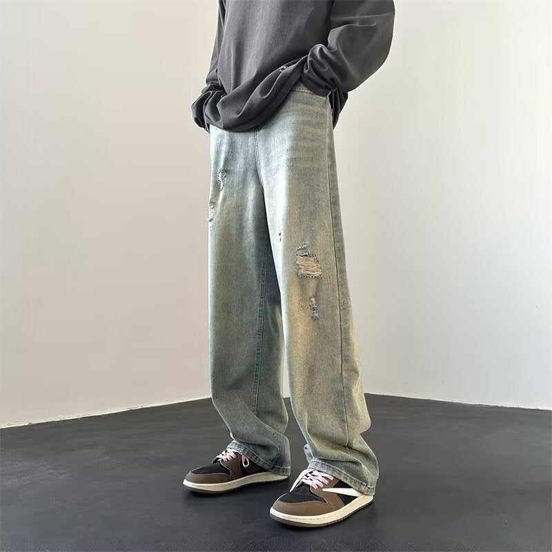 Unisex Casual Daily Denim Jeans - Image 5