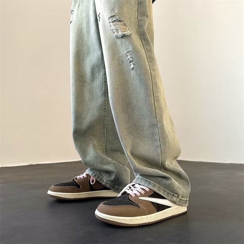 Unisex Casual Daily Denim Jeans - Image 3
