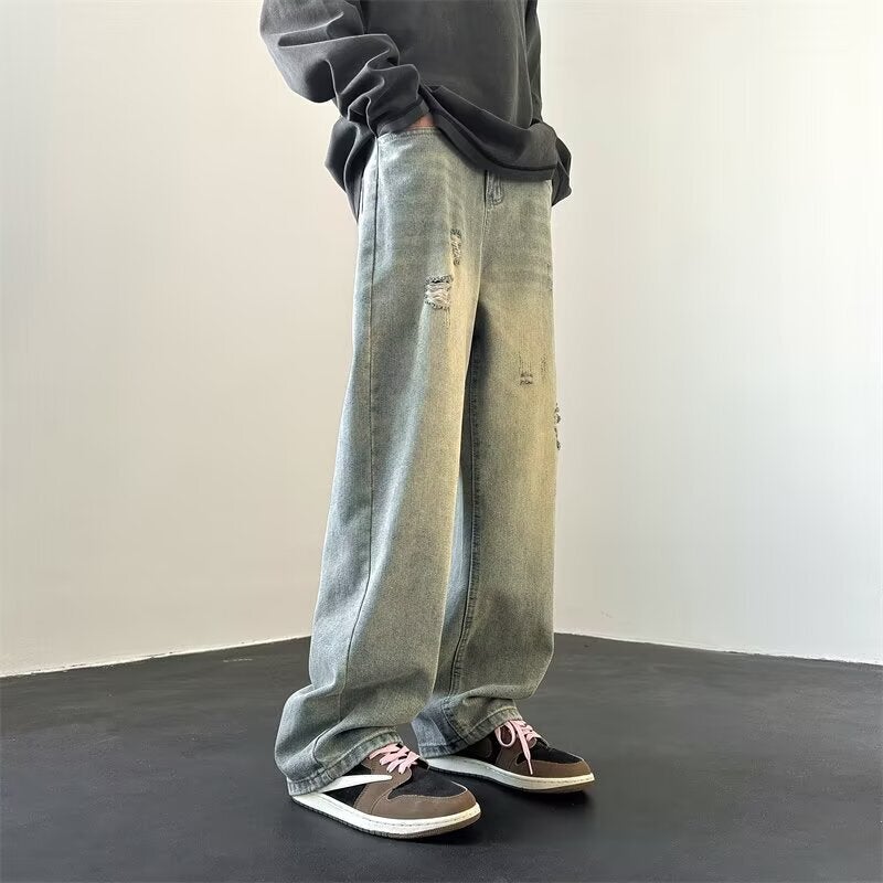 Unisex Casual Daily Denim Jeans - Image 2