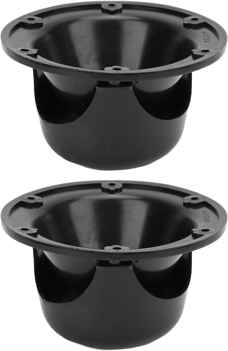 RV ing Vent Replacement, 2 Pack Black ABS Pla Cover Kit for Totorhome Roof Sewer, Roof Vent with Base and Ss, to Inl RV Access - Image 5